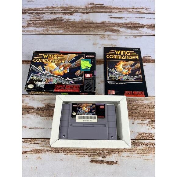 Wing Commander Super Nintendo SNES CIB Complete in Box w/ manual - Picture 1 of 8